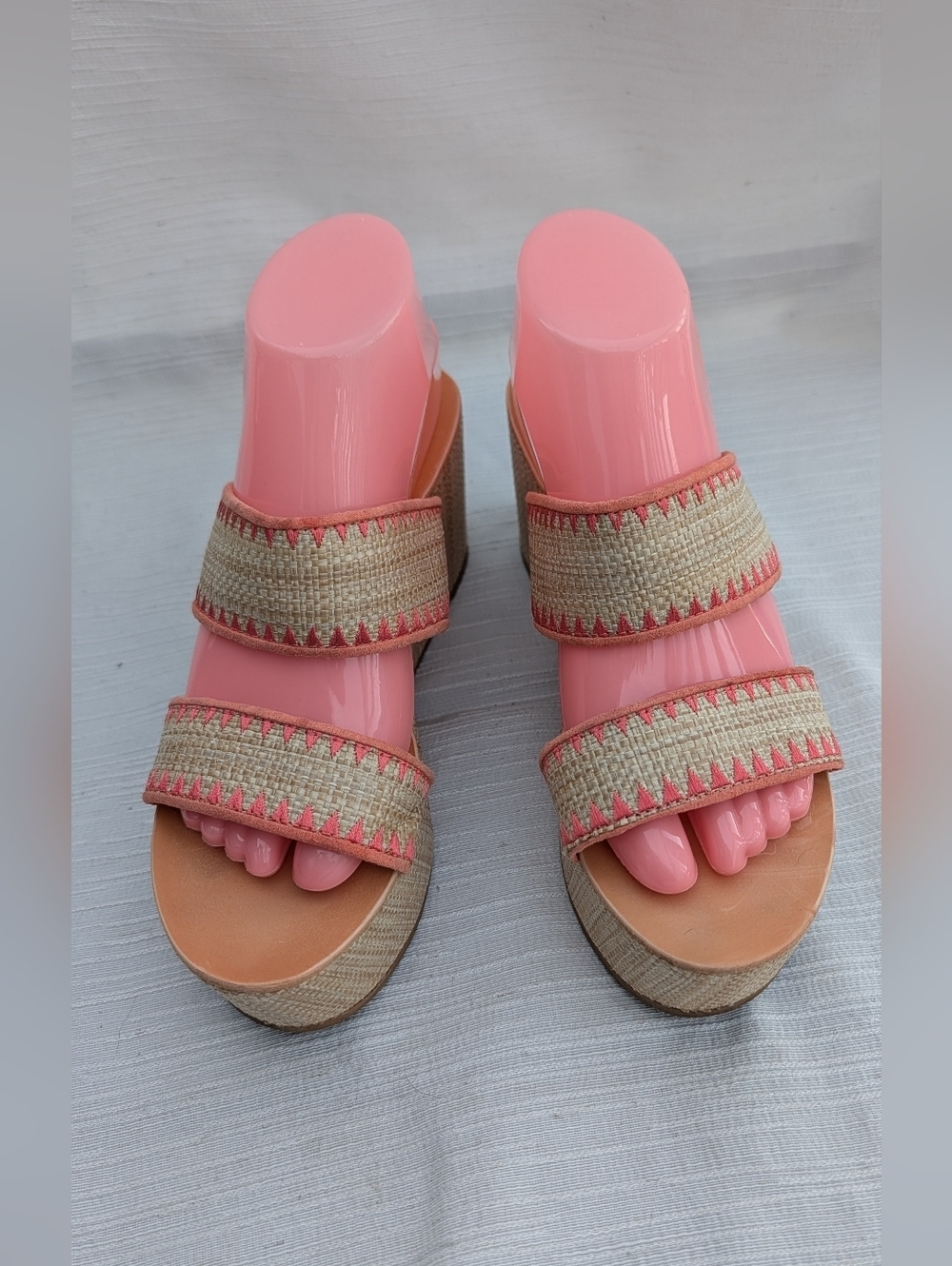 DV by Dolce Vita Double-Strap Wedge Sandals Size 8.5